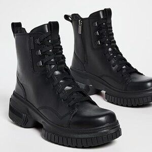 Like New - Sorel Ona Ave Waterproof Women's  Boot - Black Leather - Size 9